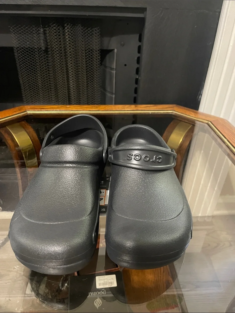 CROCS Men's Black Slip-On Clog with Pivoting Heel Strap